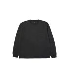 FELPA GIROCOLLO HUF 89 HEAVYWEIGHT LS KNIT TOP ANTHRACITE