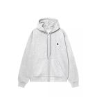 FELPA CAPPUCCIO CARHARTT WIP HOODED MACK JACKET ASH HEATHER BLACK