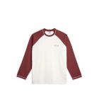 T-SHIRT MANICHE LUNGHE POLAR SKATE CO. STEVIE LS TEE IVORY WINE