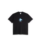 T-SHIRT MANICHE CORTE POLAR SKATE CO. TEE | FIGHTING MYSELF BLACK