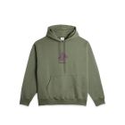 FELPA CAPPUCCIO POLAR SKATE CO. DAVE HOODIE | FIGHTING MYSELF ARMY GREEN