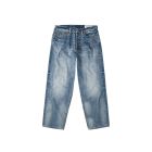 JEANS EVISU ECRU DAICOCK PRINTED JEANS WHITE MID TONE INDIGO
