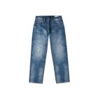 JEANS EVISU YELLOW DAICOCK PRINTED JEANS MID TONE INDIGO