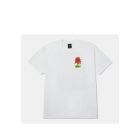 T-SHIRT MANICHE CORTE HUF FLOWER DISTRICT SS TEE WHITE