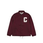 GIACCA CARHARTT WIP PEMBROKE PILE COACH JACKET MULBERRY WHITE 